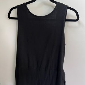 Marine Layer Eloise Belted Jumpsuit in Black - Medium / Black